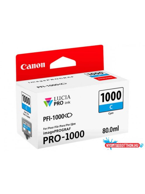 Canon PFI1000 Cyan tintapatron (Eredeti)