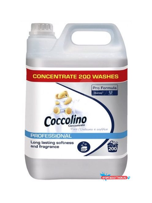 Coccolino Professional Pure Concentrate textilöblítő koncentrátum 5L