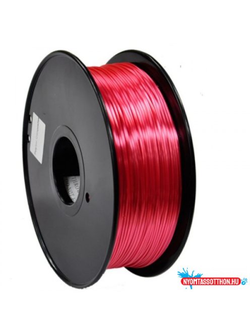 3D FILAMENT CM 1,75 mm polymer silk selyem piros 1000g 1kg