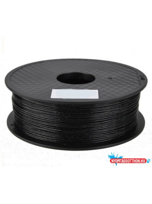 3D FILAMENT CM 1,75 mm PLA csillogó fekete 1000g 1kg