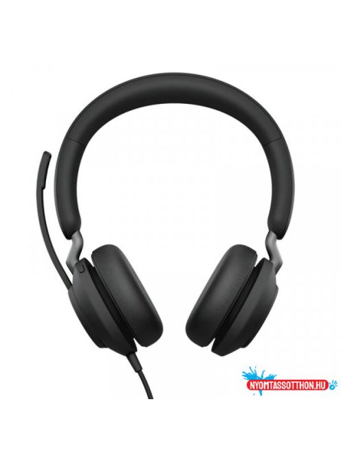 Jabra Evolve2 40 MS Stereo Headset fekete