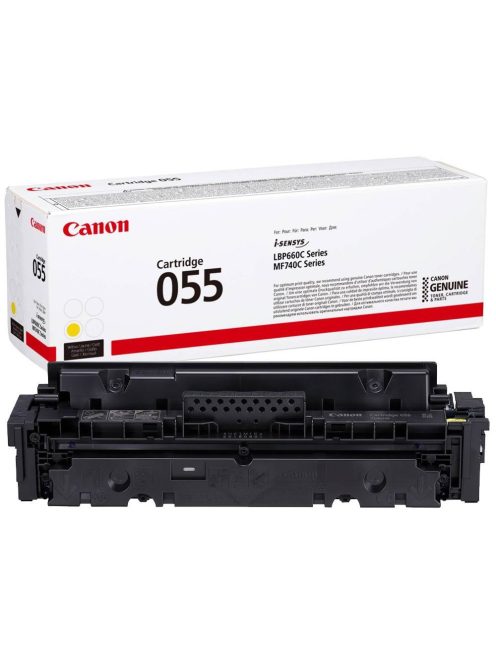 Canon CRG055 Toner Yellow 2.100 oldal (EREDETI)