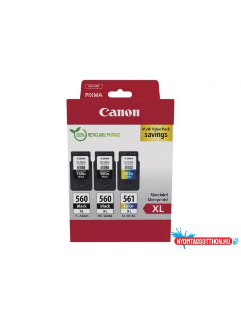 Canon PG-560XLx2 + CL-561XL Multipack 2x14,3 ml +1x12,2 ml (Eredeti)