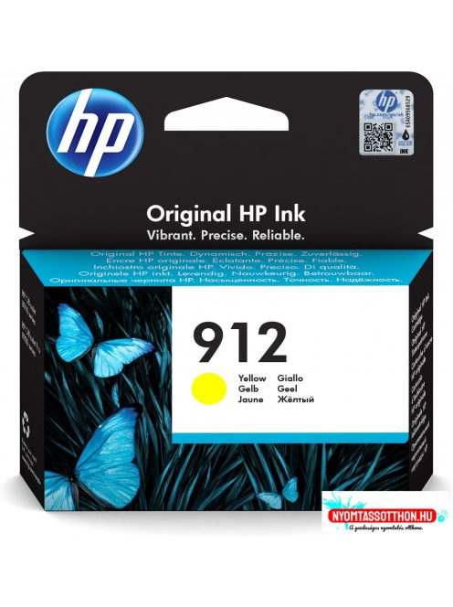 HP 3YL79AE Patron Yellow No.912 (Eredeti)