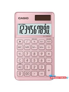   Zsebszámológép 10 digit Casio SL 1000 világos rózsaszín