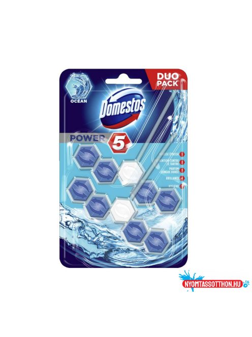 WC illatosító 2 x 55 g  Power5 Domestos Ocean