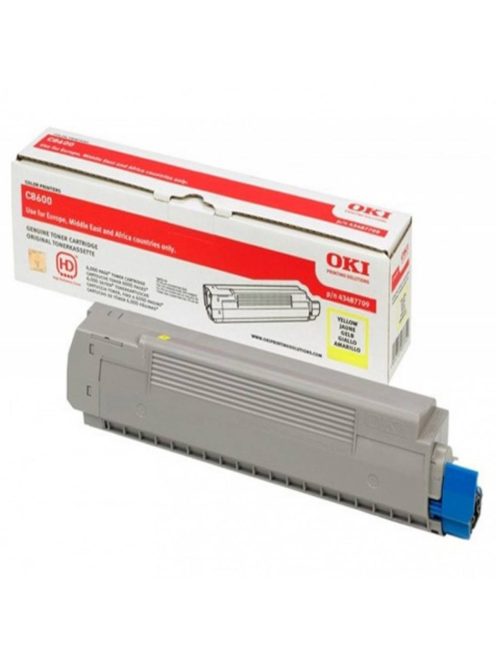 Oki C8600 Toner Yellow (Eredeti)