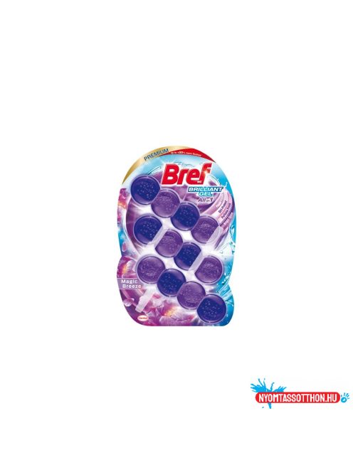 WC illatosító gél 3 x 42 gr Brillant Blokk Bref Magic Breeze