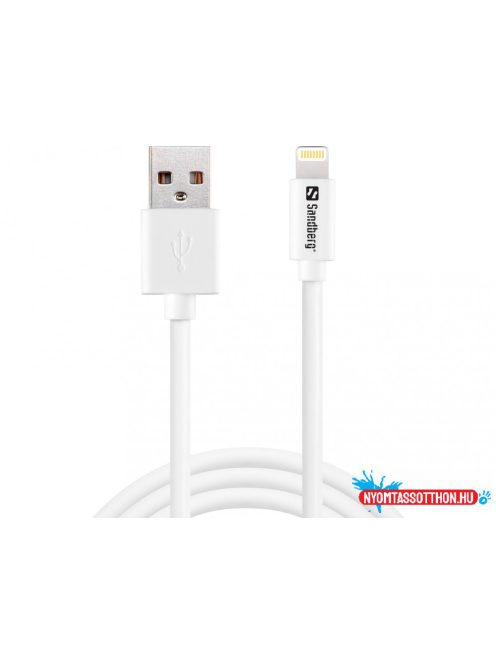 Sandberg USB>Lightning MFI 1m White