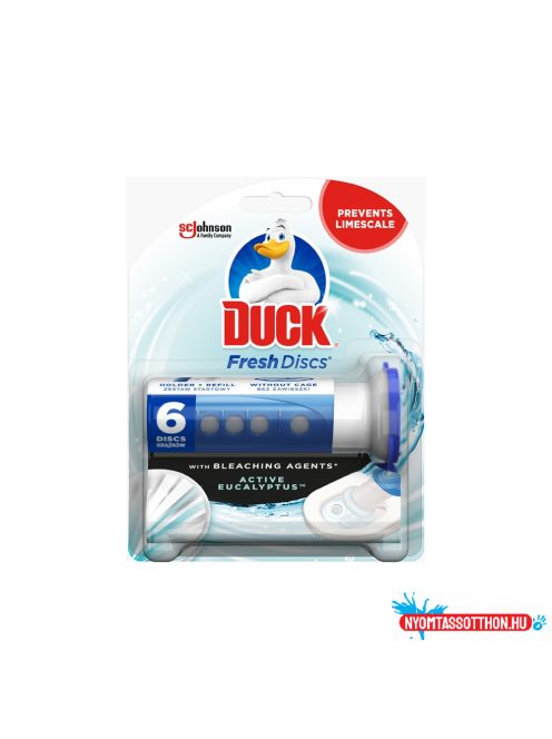 WC öbíltõ korong zselés 36 ml Fresh Discs Duck(R) Eukaliptusz