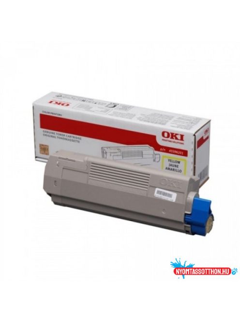 Oki MC770,780 Toner Sárga 11500 oldalra