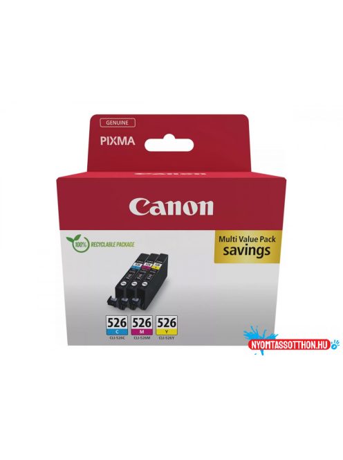 Canon CLI-526 Tintapatron Multipack 3x9 ml (Eredeti)