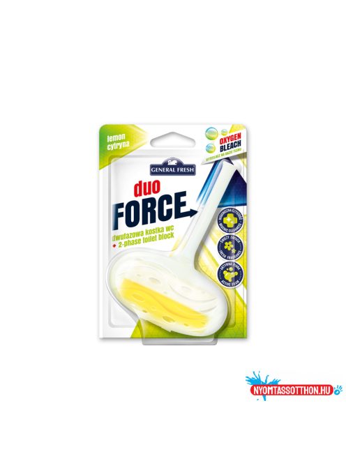 WC illatosító deo 50 gr kosárral Duo Force Citrom