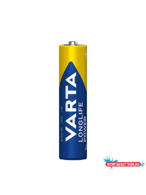 VARTA Longlife Power Alkáli Mikro Elem AAA B4