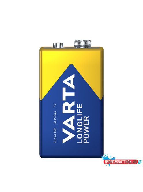 VARTA Longlife Power Alkáli 9V Elem B1