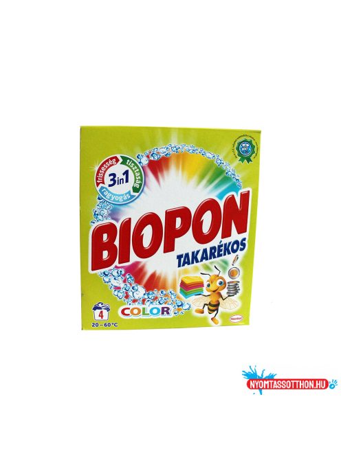 Mosópor 240 g (4 mosás) színes ruhákhoz Biopon Takarékos Color