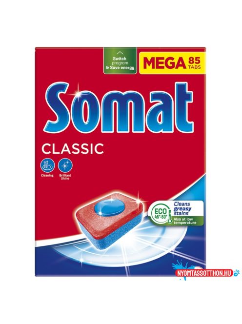 Mosogatógép tabletta 85 db/doboz Classic Somat