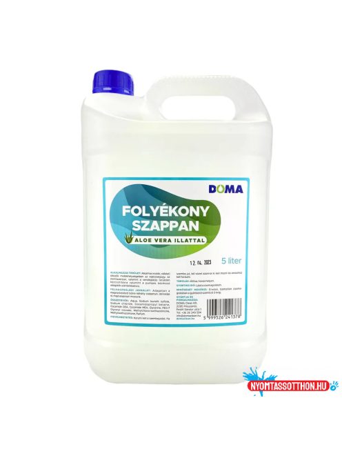 Folyékony szappan 5000 ml Doma Aloe Vera