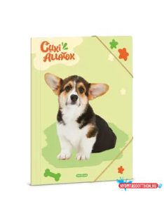 Ars Una Cuki Állatok-Welsh Corgi A/4 gumis dosszié