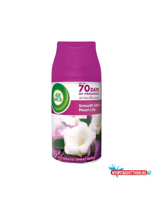 Légfrissítő spray utántöltő 250 ml AirWick Freshmatic Bársonyos Szatén & liliom