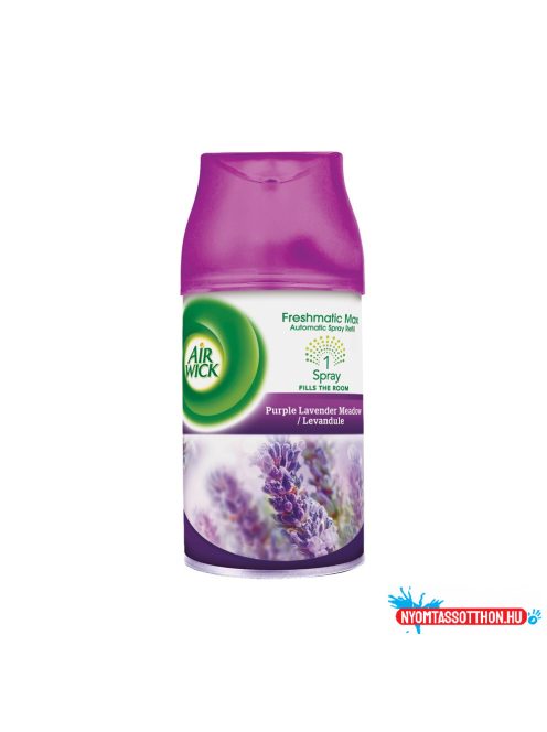 Légfrissítő spray utántöltő 250 ml AirWick Freshmatic Levendula