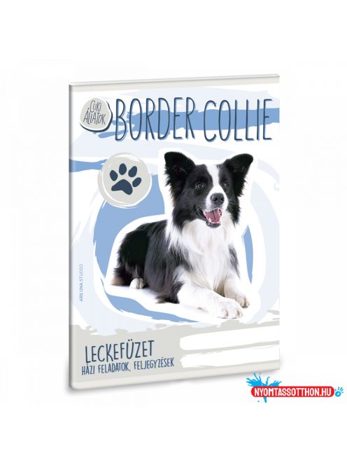 Ars Una Cuki Állatok - Border Collie A/5 leckefüzet