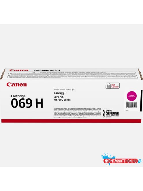 Canon CRG069H Toner Magenta 5.500 oldal kapacitás