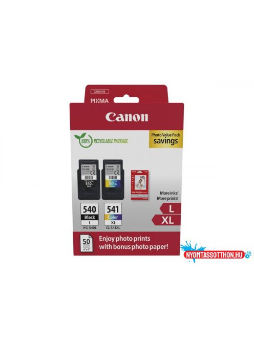 Canon PG-540L + CL-541XL Tintapatron Multipack 1x11 ml + 1x15 ml (Eredeti)