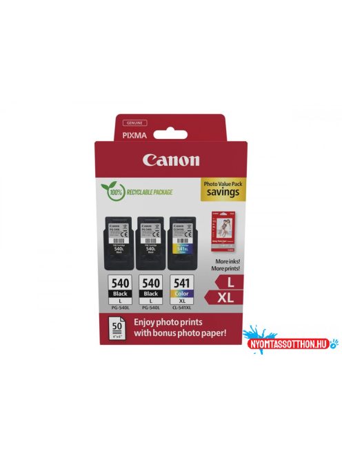 Canon PG-540Lx2 + CL-541XL Tintapatron Multipack 2x11 ml + 1x15ml (Eredeti)