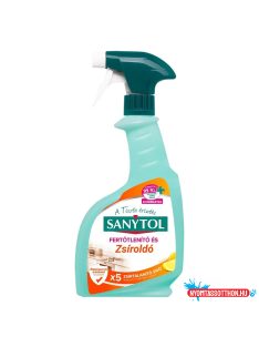   Fertőtlenítő hatású konyhai tisztítószer szórófejes 500 ml Sanytol