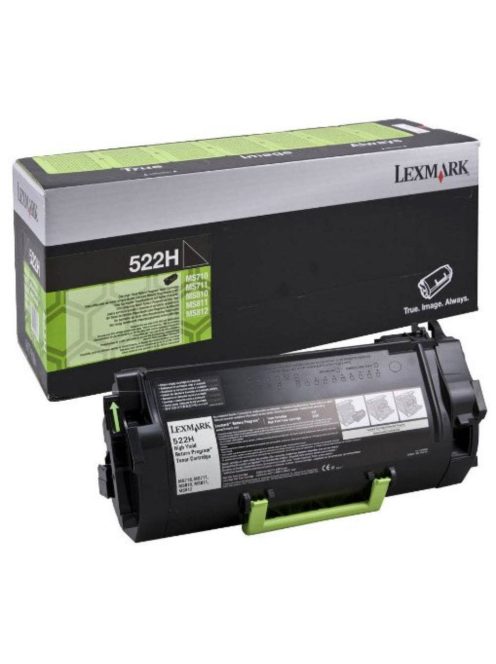 Lexmark 52D2H00 (522H) toner, 25.000 oldal  MS810,811,812 (Eredeti)