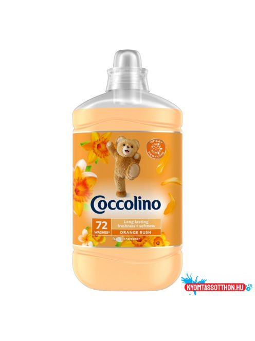 Öblítő koncentrátum 1,8 liter (72 mosás) Coccolino Orange Rush