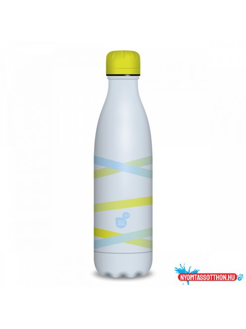 Ars Una duplafalú fémkulacs-500 ml - Ribbon-yellow