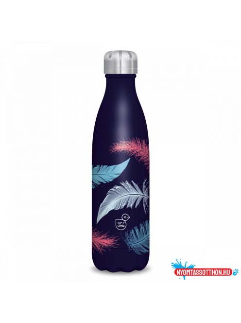 Ars Una duplafalú fémkulacs-500 ml - Feather-dark