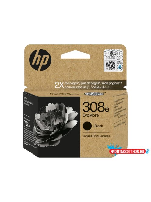 HP 7FP22UE Tintapatron Black 320 oldal kapacitás No.308 EvoMore