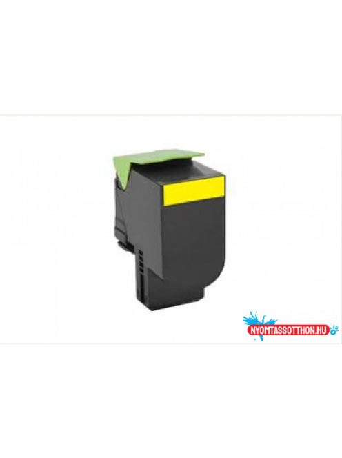 Utángyártott Lexmark CX310 toner Yellow 2.000 oldal* kapacitás 802SC