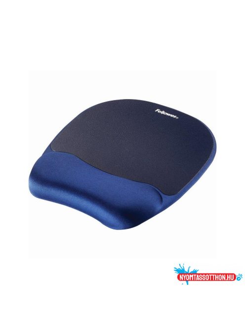 Egérpad csuklótámasszal, memoryhab töltésû, Fellowes(R) Memory Foam, zafírkék