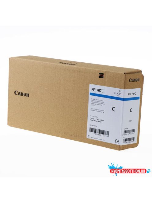 Canon PFI707 Cyan tintapatron (Eredeti)