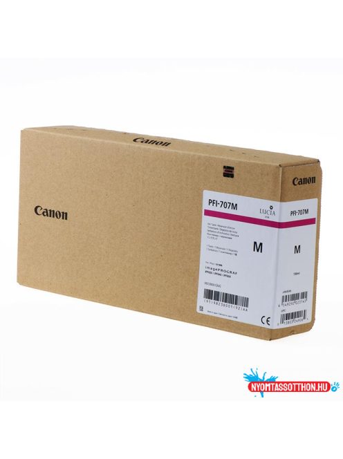 Canon PFI707 Magenta tintapatron (Eredeti)