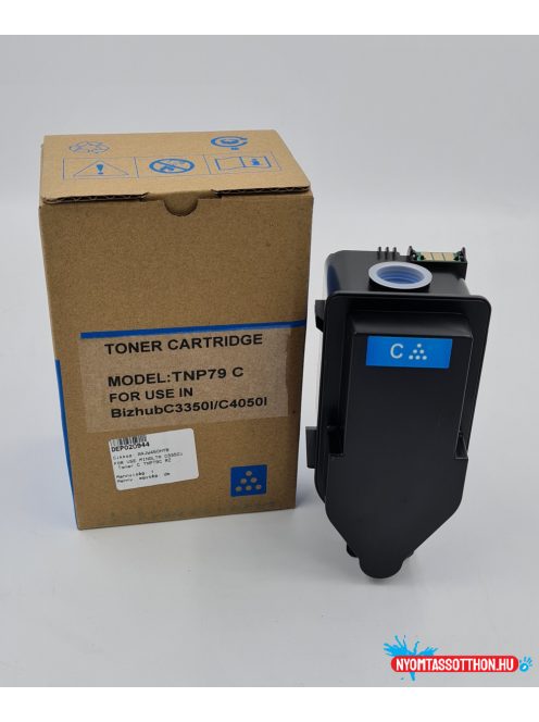 Utángyártott:MINOLTA C3350i toner Cyan TNP79C