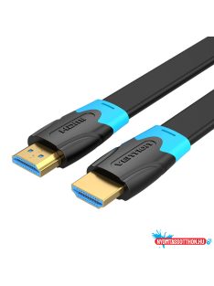 VENTION KÁBEL Lapos HDMI 1.5M Fekete