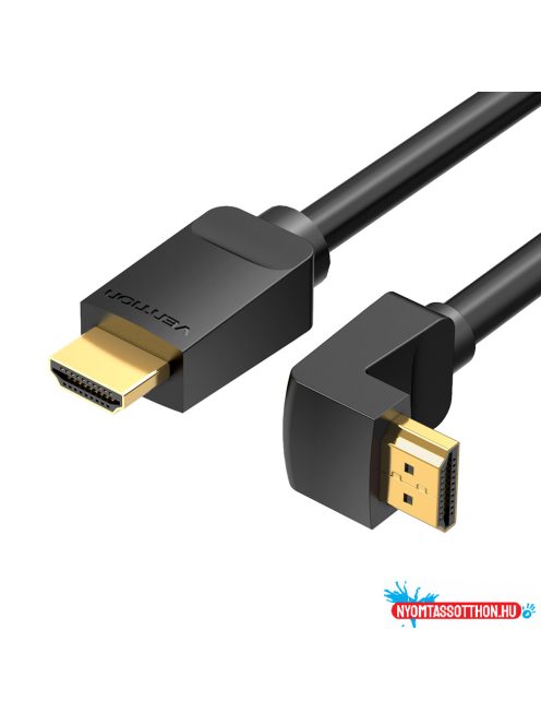 Vention HDMI, (270 Fokos, jobbra), 2m, kábel