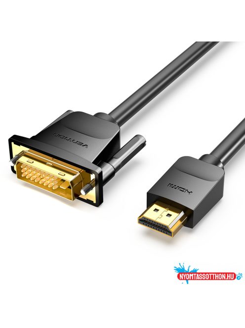 VENTION KÁBEL HDMI to DVI Kábel 1M Black