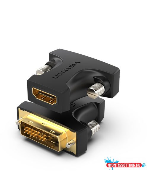 Vention HDMI/F -> DVI/M (24+5, fekete), adapter