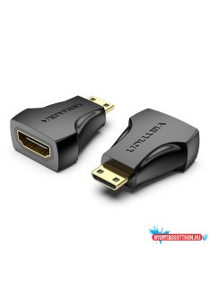 Vention mini HDMI/M -> HDMI/F (4K,fekete), adapter