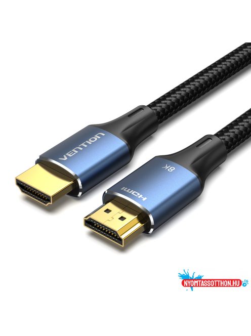 Vention HDMI/M -> HDMI/M (8K, alu, kék), 1m, kábel