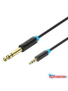 VENTION 6.5mm M to 3.5mm M Audio kábel  2M Black