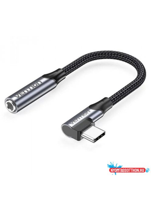 VENTION USB-C M - 3.5M Jack Adapter 90 fokos 0.1M