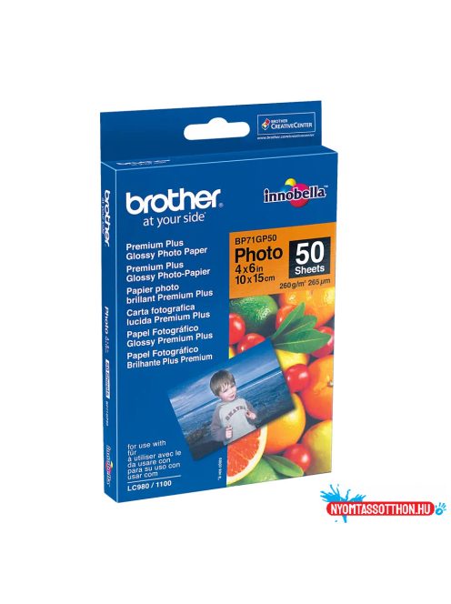 Brother Premium Plus fotópapír 10x15cm/260gm