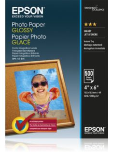 Epson 10x15 Fényes Fotópapír 500Lap 200g (Eredeti)